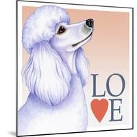 Poodle Love-Tomoyo Pitcher-Mounted Giclee Print