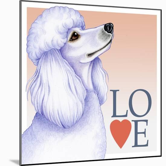 Poodle Love-Tomoyo Pitcher-Mounted Giclee Print