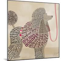 Poodle Portrait-Dominique Vari-Mounted Art Print