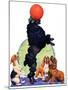 "Poodle Tricks,"June 19, 1926-Robert L. Dickey-Mounted Giclee Print