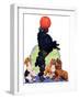 "Poodle Tricks,"June 19, 1926-Robert L. Dickey-Framed Premium Giclee Print