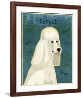 Poodle (white)-John Golden-Framed Giclee Print