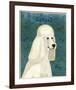 Poodle (white)-John Golden-Framed Giclee Print