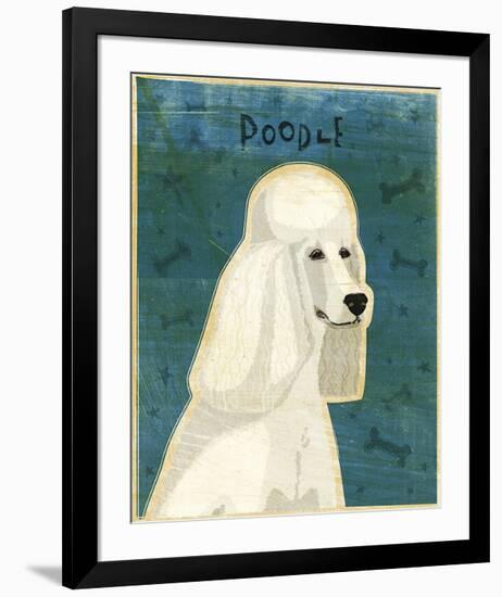 Poodle (white)-John Golden-Framed Giclee Print