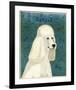 Poodle (white)-John Golden-Framed Giclee Print