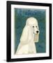 Poodle (white)-John W^ Golden-Framed Art Print