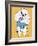 Poodle White-Tomoyo Pitcher-Framed Giclee Print