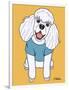 Poodle White-Tomoyo Pitcher-Framed Premium Giclee Print