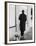 Poodle with Man, Lucerne, Switzerland-Walter Bibikow-Framed Premium Photographic Print