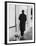 Poodle with Man, Lucerne, Switzerland-Walter Bibikow-Framed Premium Photographic Print