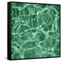 Pool 4 - Green-CJ Elliott-Framed Stretched Canvas