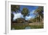 Pool and Baphuon Temple, Angkor Thom Temple Complex, Angkor World Heritage Site-David Wall-Framed Photographic Print