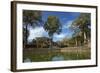 Pool and Baphuon Temple, Angkor Thom Temple Complex, Angkor World Heritage Site-David Wall-Framed Photographic Print