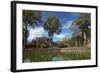Pool and Baphuon Temple, Angkor Thom Temple Complex, Angkor World Heritage Site-David Wall-Framed Photographic Print