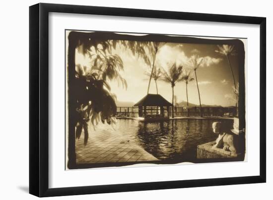 Pool and Palms, Australia-Theo Westenberger-Framed Photographic Print