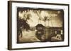 Pool and Palms, Australia-Theo Westenberger-Framed Photographic Print