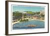 Pool and Park, Hershey, Pennsylvania-null-Framed Art Print
