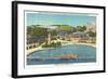 Pool and Park, Hershey, Pennsylvania-null-Framed Art Print