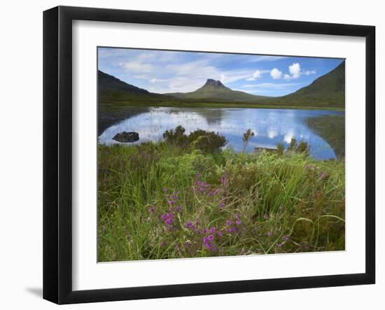 Pool and Stac Pollaidh, Coigach - Assynt Swt, Sutherland, Highlands, Scotland, UK, June 2011-Joe Cornish-Framed Photographic Print