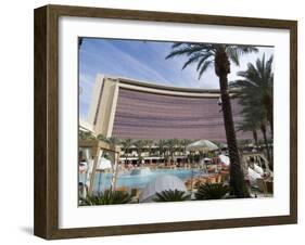 Pool Area and Hotel View, Red Rock Casino, Las Vegas, Nevada, USA-Ethel Davies-Framed Photographic Print