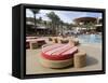 Pool Area, Red Rock Casino, Las Vegas, Nevada, USA-Ethel Davies-Framed Stretched Canvas