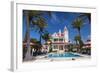 Pool at Southernmost House Inn in Key West Florida, USA-Chuck Haney-Framed Photographic Print