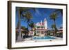 Pool at Southernmost House Inn in Key West Florida, USA-Chuck Haney-Framed Photographic Print