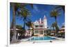 Pool at Southernmost House Inn in Key West Florida, USA-Chuck Haney-Framed Photographic Print