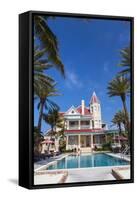 Pool at Southernmost House Inn in Key West Florida, USA-Chuck Haney-Framed Stretched Canvas