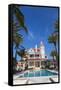 Pool at Southernmost House Inn in Key West Florida, USA-Chuck Haney-Framed Stretched Canvas