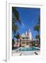 Pool at Southernmost House Inn in Key West Florida, USA-Chuck Haney-Framed Premium Photographic Print