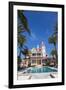 Pool at Southernmost House Inn in Key West Florida, USA-Chuck Haney-Framed Premium Photographic Print