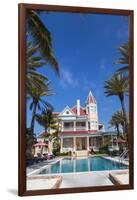 Pool at Southernmost House Inn in Key West Florida, USA-Chuck Haney-Framed Photographic Print