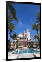 Pool at Southernmost House Inn in Key West Florida, USA-Chuck Haney-Framed Photographic Print