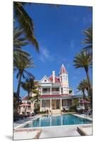 Pool at Southernmost House Inn in Key West Florida, USA-Chuck Haney-Mounted Premium Photographic Print