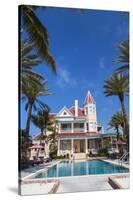 Pool at Southernmost House Inn in Key West Florida, USA-Chuck Haney-Stretched Canvas