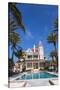 Pool at Southernmost House Inn in Key West Florida, USA-Chuck Haney-Stretched Canvas