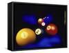 Pool Balls-null-Framed Stretched Canvas