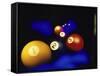 Pool Balls-null-Framed Stretched Canvas