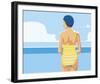 Pool By The Sea-Sam Kemp-Framed Giclee Print