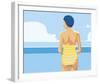 Pool By The Sea-Sam Kemp-Framed Giclee Print