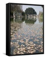 Pool, Canopo, Hadrian's Villa, UNESCO World Heritage Site, Tivoli, Near Rome, Lazio, Italy-Olivieri Oliviero-Framed Stretched Canvas