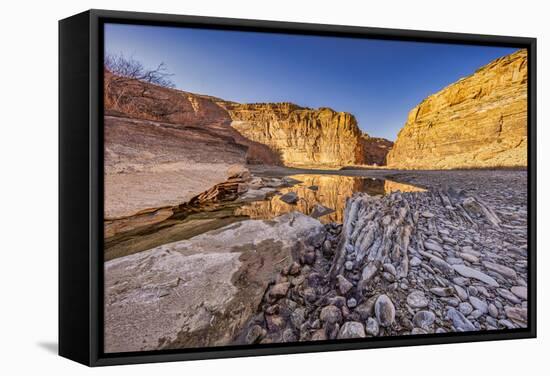 Pool, Colorado River, Moab, Utah-John Ford-Framed Stretched Canvas