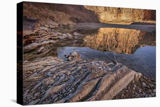 Pool, Colorado River, Moab, Utah-John Ford-Stretched Canvas