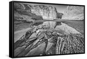 Pool, Colorado River, Moab, Utah-John Ford-Framed Stretched Canvas