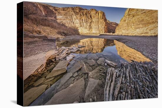 Pool, Colorado River, Moab, Utah-John Ford-Stretched Canvas
