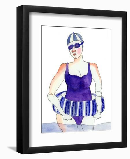 Pool Dweller-Stacy Milrany-Framed Art Print