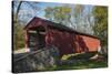 Pool Forge Covered Bridge, built in 1859, Lancaster County, Pennsylvania, United States of America,-Richard Maschmeyer-Stretched Canvas