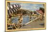 Pool, Hotel Last Frontier, Las Vegas, Nevada-null-Mounted Art Print