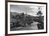 Pool in Pleasure Park-Ansel Adams-Framed Premium Giclee Print